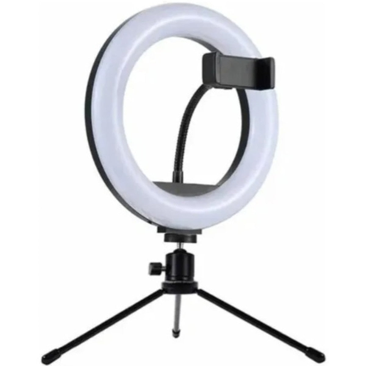 Ring Light Anel de Luz LED com tripé e suporte para telemóvel